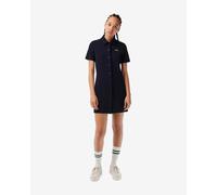 Lacoste Minimal Logo Dress Navy Blue Women - 32