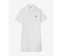 Lacoste Minimal Logo Dress White Women - 32