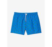 Lacoste Monogram Crocodile Swimsuit Electric Blue - L