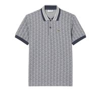 Lacoste Monogram Jacquard Polo T-shirt Grey