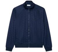 Lacoste Monogram Jacquard Zipped Jacket - Navy M/4 M/4
