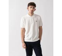 Lacoste Moss Stitch Cotton Polo Collar Mens Sweater - Flour 70V