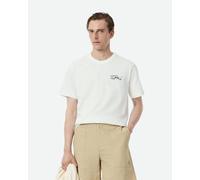 Lacoste Multi Print Short Sleeve T-Shirt Pure White - XXL