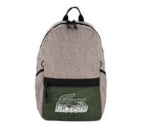 Lacoste NH4144NZ Backpack, China Green 132 Black, 00 Men's, China Grey Green 132 Black