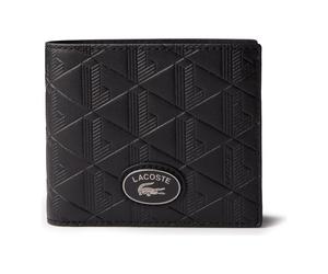 Lacoste Nomogramme Wallet Leather 11.5 cm black