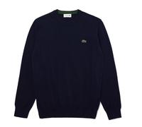 Lacoste Organic Cotton Sweater Round Neck Navy Blue