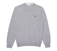 Lacoste Organic Crew Neck Sweater Silver Chine