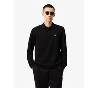 Lacoste Original L.12.12 Mens polo shirt long sleeve cotton - Black - Size Medium
