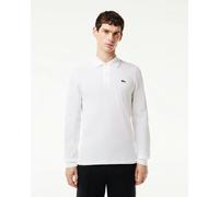 Lacoste Long Sleeve Embroidered Polo Shirt - White white M