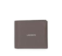 Lacoste Ossian leather billfold - Grey One Size
