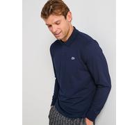 Lacoste Ottoman Long Sleeve Polo Shirt, Navy, Size 2Xl, Men Navy