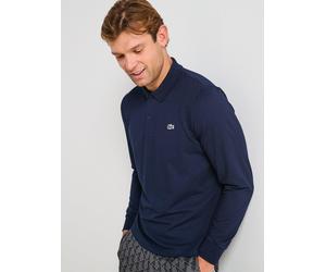 Lacoste Ottoman Long Sleeve Polo Shirt, Navy, Size L, Men Navy