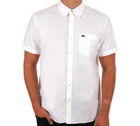 Lacoste Oxford Short Sleeve Shirt White