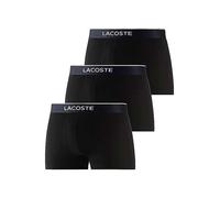 Lacoste Men's 3-Pack Casual Boxer Trunks, Black - Size: 37/36/32