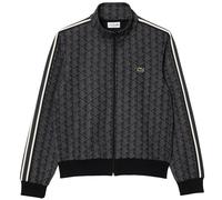Lacoste Men's Paris Jacquard Vintage Track Top - Black/Grey - Size: X large