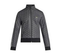 Lacoste Paris-monogram zip-up sweatshirt - Black 3