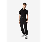 Lacoste Mens polo shirt with short sleeves - Black Cotton - Size Medium