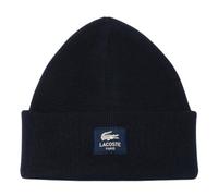 Lacoste Patch Rib Knit Beanie