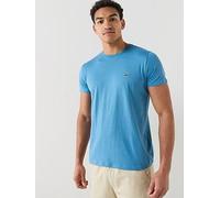 Pima Cotton T-shirt - male - Lacoste - T-Shirts - Blue - XL - Tops XL