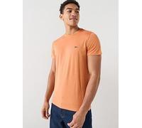 Lacoste Pima Cotton Short Sleeve T-Shirt, Orange, Size M, Men Orange