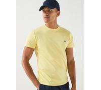Lacoste Pima Cotton Short Sleeve T-shirt, Yellow, Size S, Men Yellow