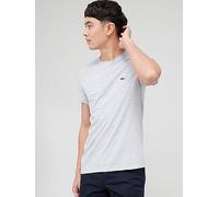 Lacoste Pima Cotton Small Logo T Shirt, Grey, Size Xl, Men Grey