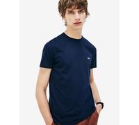 Men's Lacoste Mens Plain Crew T-Shirt (Navy) - Size: 48/Regular