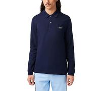 Lacoste Pique Navy LS Polo Shirt L1312 Colour: NAVY, Size: Size 8 / UK