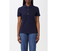 LACOSTE Polo Shirt Woman color Blue 1 - Size: 40 - female