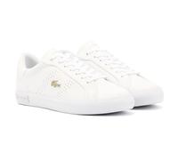 Lacoste Powercourt 2.0 Leather Women's White Trainers - UK 5