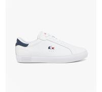 Lacoste POWERCOURT Mens Court Trainers Trainers White/Navy/Red - UK 9