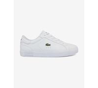 Lacoste Powercourt Shoes Pure White Junior Green - 35