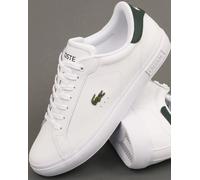 Lacoste Powercourt Trainers White/Dark Green