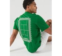 Lacoste Premium Back Graphic T-Shirt, Green, Size L, Men Green