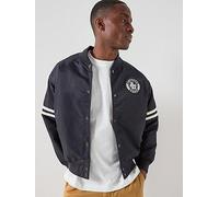 Lacoste Premium Bomber Jacket, Navy, Size S, Men Navy