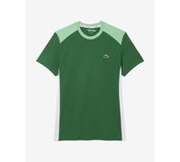 Lacoste Print Colour-Block Sport Short Sleeve T-shirt green white - M
