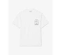 Lacoste Printed Cotton Short Sleeve T-Shirt White - L