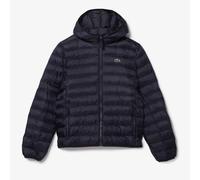 Lacoste Puffer Jacket Blue Mens Hooded Coat Size M L XL BH0539