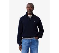 Lacoste Pure Cotton Half Zip Sweatshirt Navy