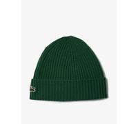 Lacoste Pure Wool Beanie Hat Green