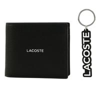 LACOSTE purse Billfold Key Ring Box M Noir
