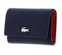 LACOSTE purse Compact Wallet Marine 166 Rouge