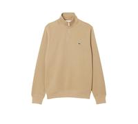 Lacoste Quarter Zip Jumper Mens Beige High Neck Sweater Size XL XXL SH1927
