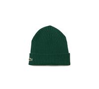 Lacoste RB0001 Beanie, Green, UK Unisex