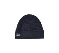 Lacoste RB0001 Wool Beanie Hat in Grey One Size