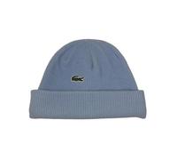 Lacoste RB0003 Wool Beanie Hat in Blue One Size Unisex
