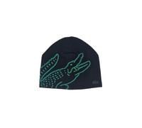 Lacoste RB3021 Beanie hat in Noir/Fluorine