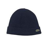 Lacoste RB3502 Wool Beanie Hat in Marine