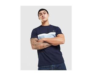 Lacoste Reflective Piping Colour Block T-Shirt - Blue - Mens