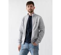 Lacoste Regular Fit Brushed Fleece Mens Zippered Sweatshirt - Silver Chine CCA - Silver Chine CCA - L